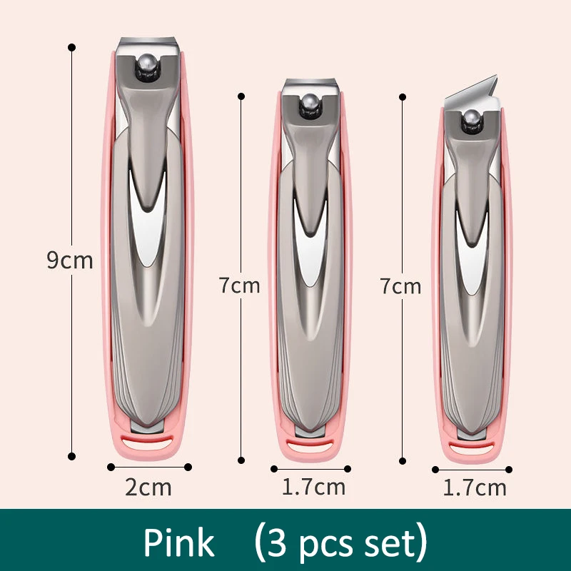 Kleurrijke nagelknipper Anti-splash nagelknipper Afneembaar ontwerp Vingernagelknipper Roestvrij staal manicure nagelgereedschap