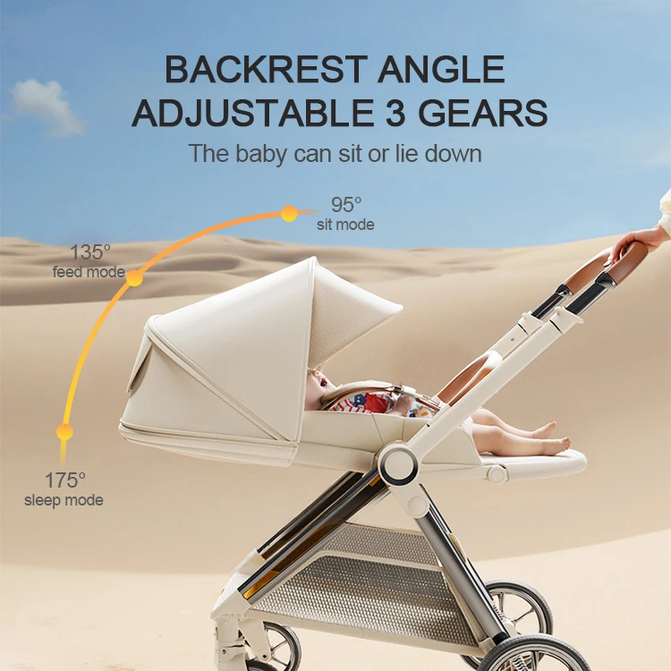 Penjualan Terlaris 2020 Kereta Dorong Bayi Mewah dan Kursi Mobil Combo 5 Titik Peralatan Atasan Keselamatan Anak-anak