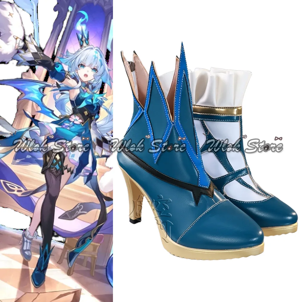 

Game Honkai Star Rail Cerydra Cosplay Shoes Boots Christmas Halloween Party Carnival Role Play Shoes High Heels Women