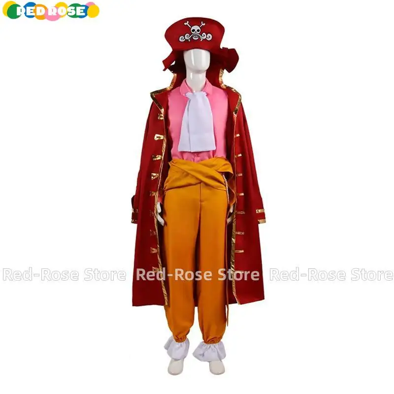 Gol D Roger Costume Cosplay Set Outfit Custom Made Halloween Costume Carnival Party Suit Christmas