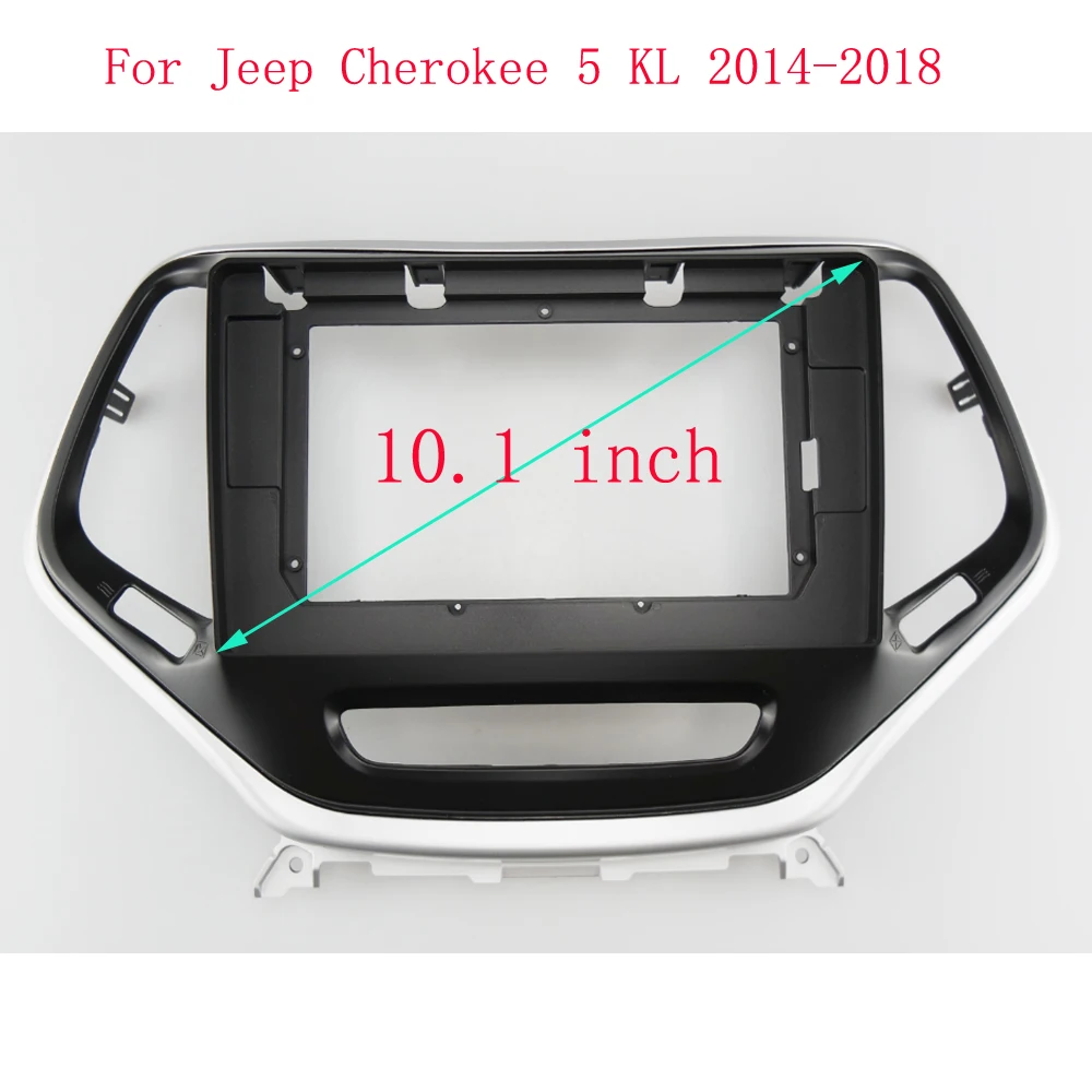 

WQLSK 10-дюймовая панель подходит для Jeep Cherokee 5 KL 2014 2015 2016- 2018 CANBUS кабель или рамка установочный комплект рамка