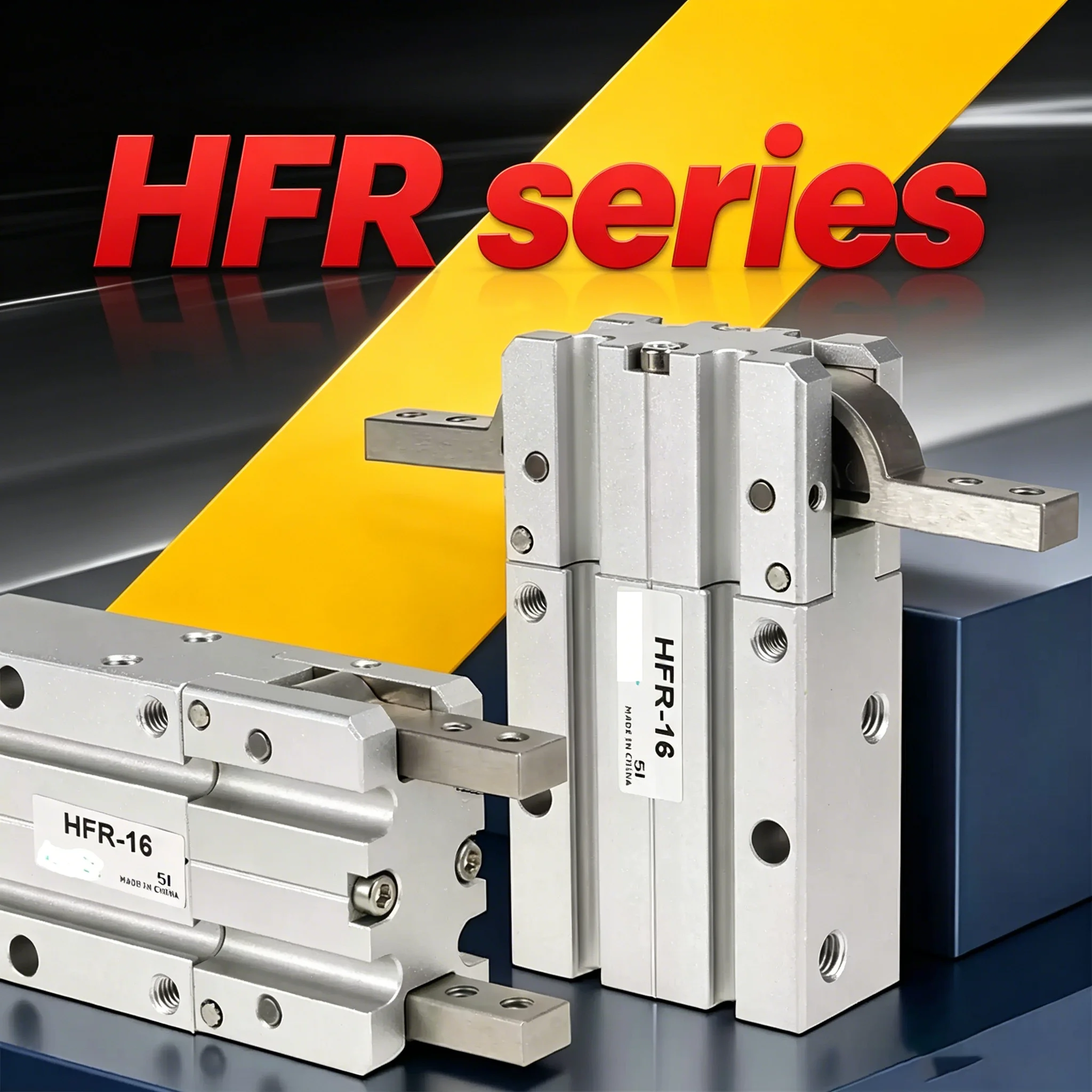 HFR10 HFR16 HFR20 HFR25 HFR32 HFR10N 180 ° Opening And Closing Finger Open And Close Type Cylinder Mechanical Gripper