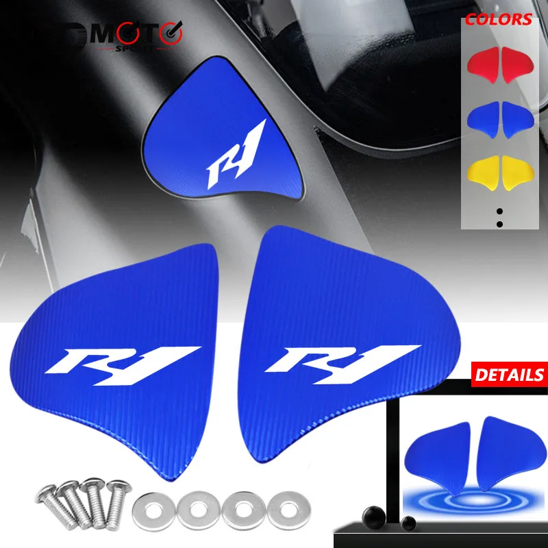 

For YAMAHA YZF-R1 YZF-R1M 2020 2021 2022 2023 Motorcycle Windscreen Mirror Hole Cover Driven Mirror Eliminators Cap R1 R1M