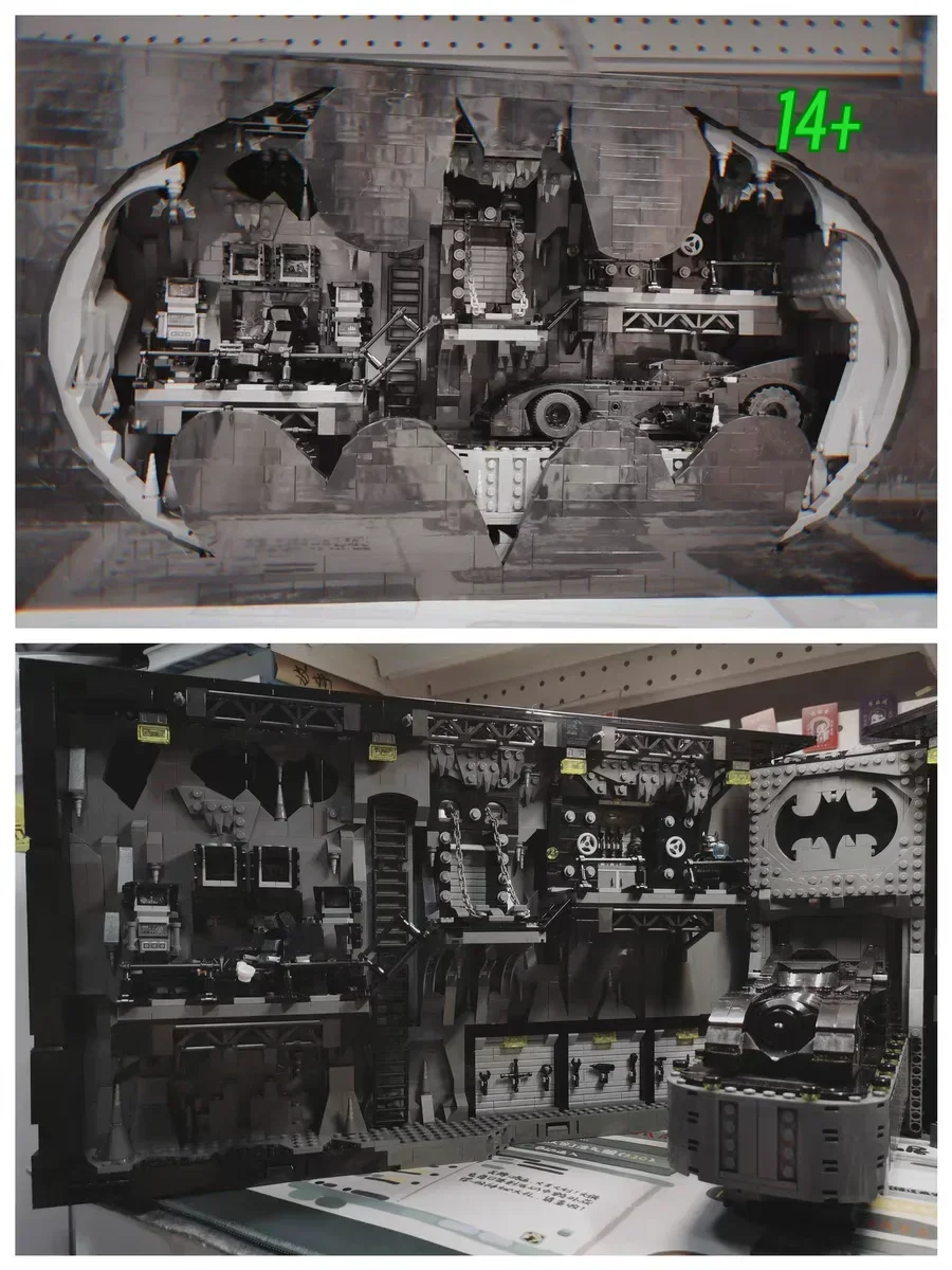 

Disney 2026 NEW 76252 Batcave Shadow Box Superhero Batcave 3981 Pcs Building Blocks Model Kit Display Ready Model Home Office