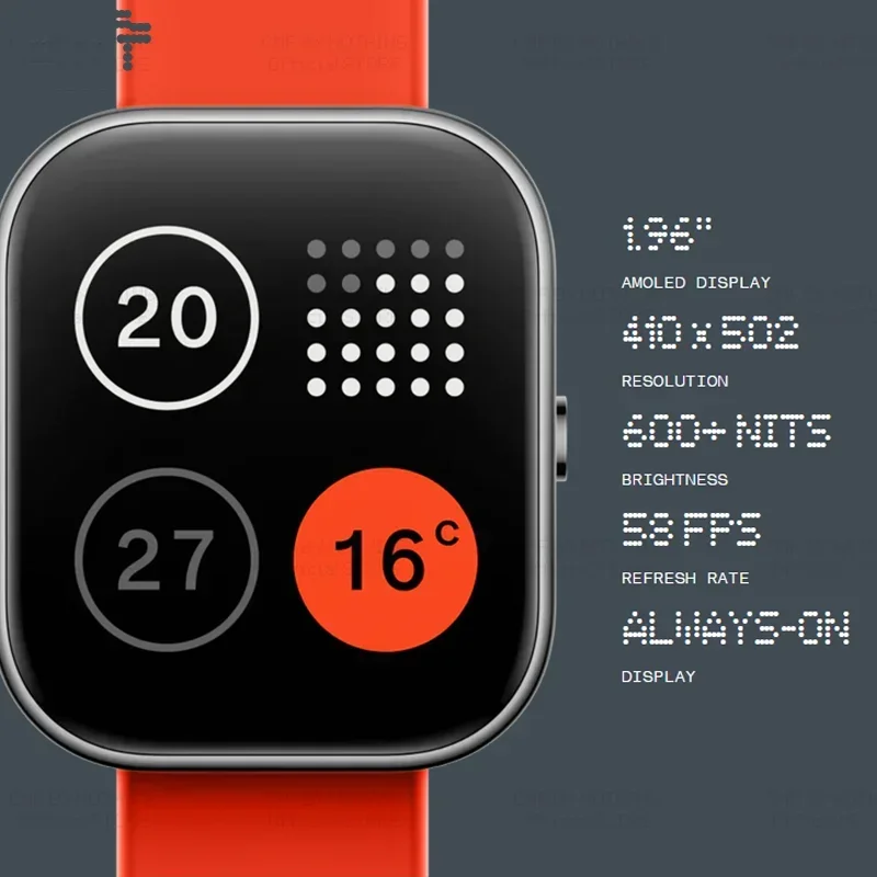 CMF Watch Pro 1.96 بوصة AMOLED Bluetooth 5.3 BT مكالمات مع ساعة ذكية لتقليل الضوضاء AI #3