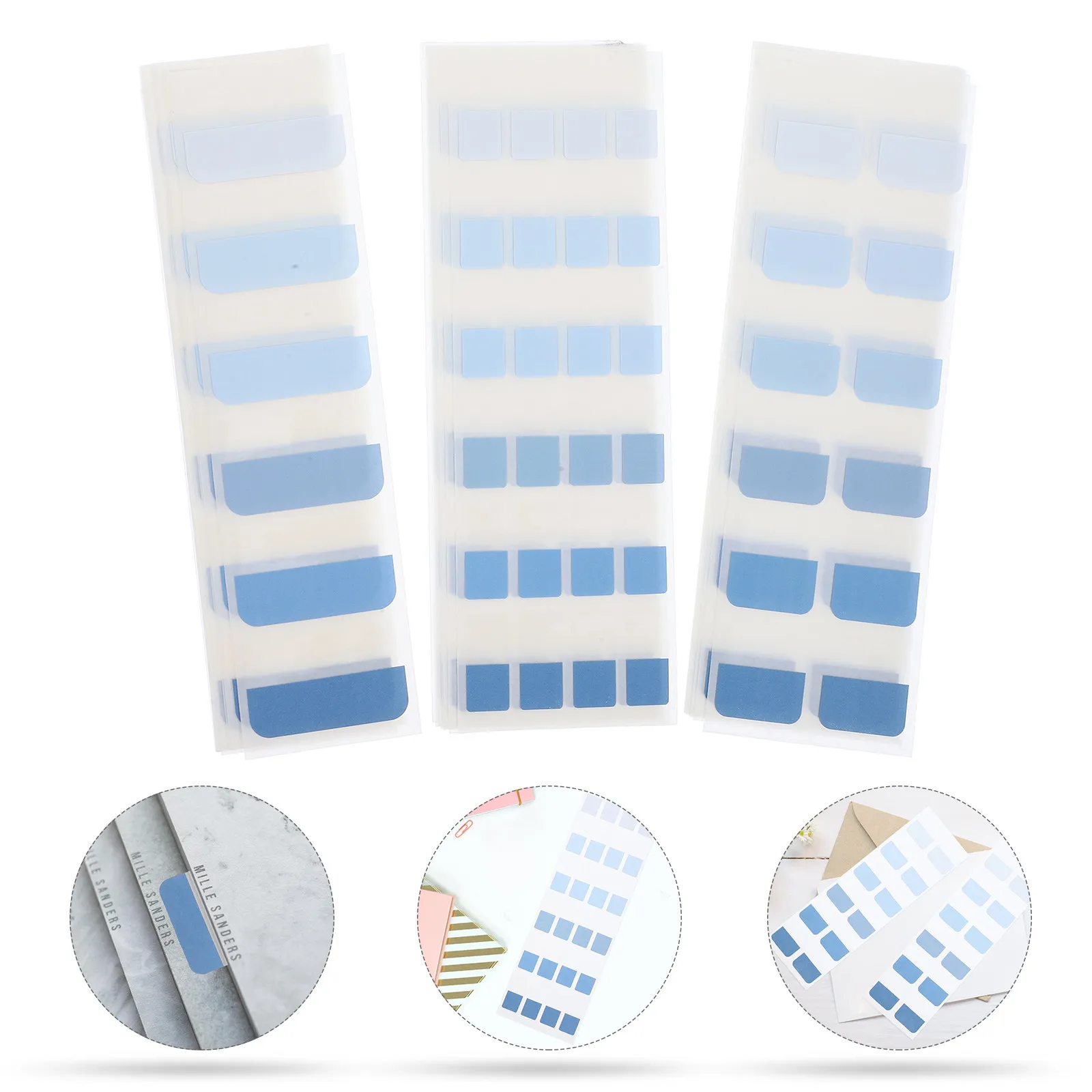 

3 Bags Sticky Index Tabs Bright Colorful Flags Strong Adhesion for Office School Home Document Filing Book Annotation Paper
