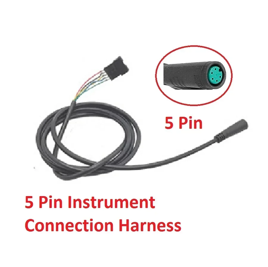 5/6 Pin Instrument Line Connection harness for Kugoo M4 Controller and TF-100 LCD Panel Display throttle