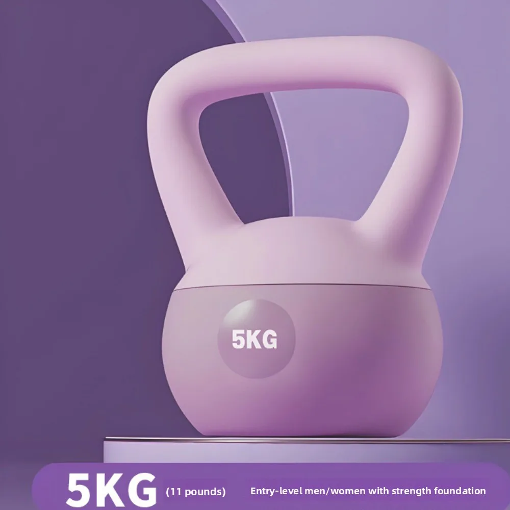 جرس غلاية ناعم للياقة البدنية، تمارين تدريب القوة الآمنة، أجراس غلاية متعددة الوظائف، دمبل احترافي محمول