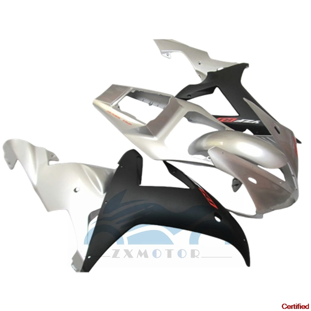 

Custom Fairing Kit for YAMAHA 02-03 YZF-R1 YZF R1 2002 2003 YZFR1 ABS Plastic Motorcycle Bodywork Silver Black