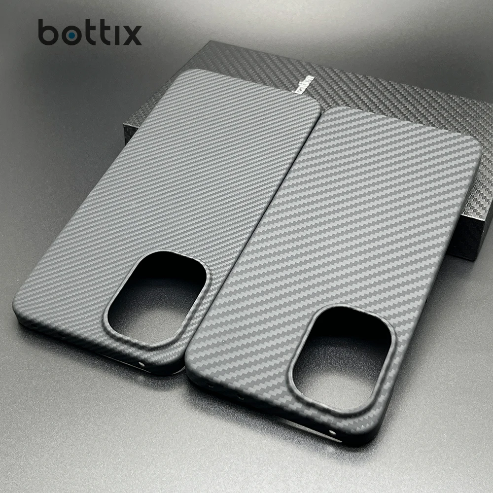 

bottix Carbon Fiber Case For OnePlus Ace 6 Cover 1+ Plus Light Weight Anti-Fingerprint Aramid Ultra Thin Back Skin Funda Shell
