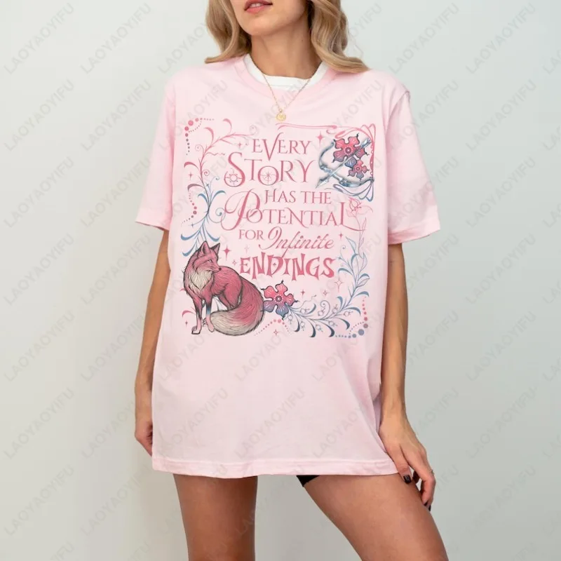Archer The Evangeline Book Lover Cotton Tshirt Gift Romantic Fantasy Bookish Men Women Tees Cute Jack and Evangeline Reader Tops