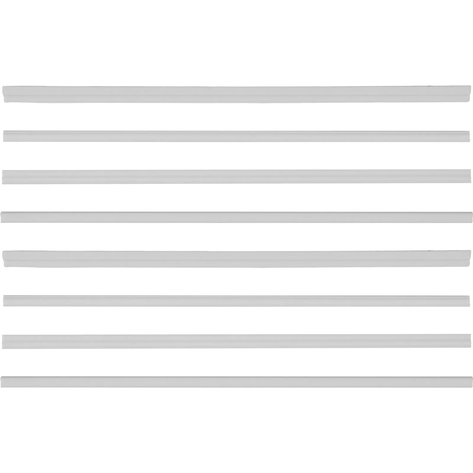 

Набор из 8 миниатюрных плинтусов для кукольного домика, белые декоративные элементы для DIY-проектов и микроландшафтов