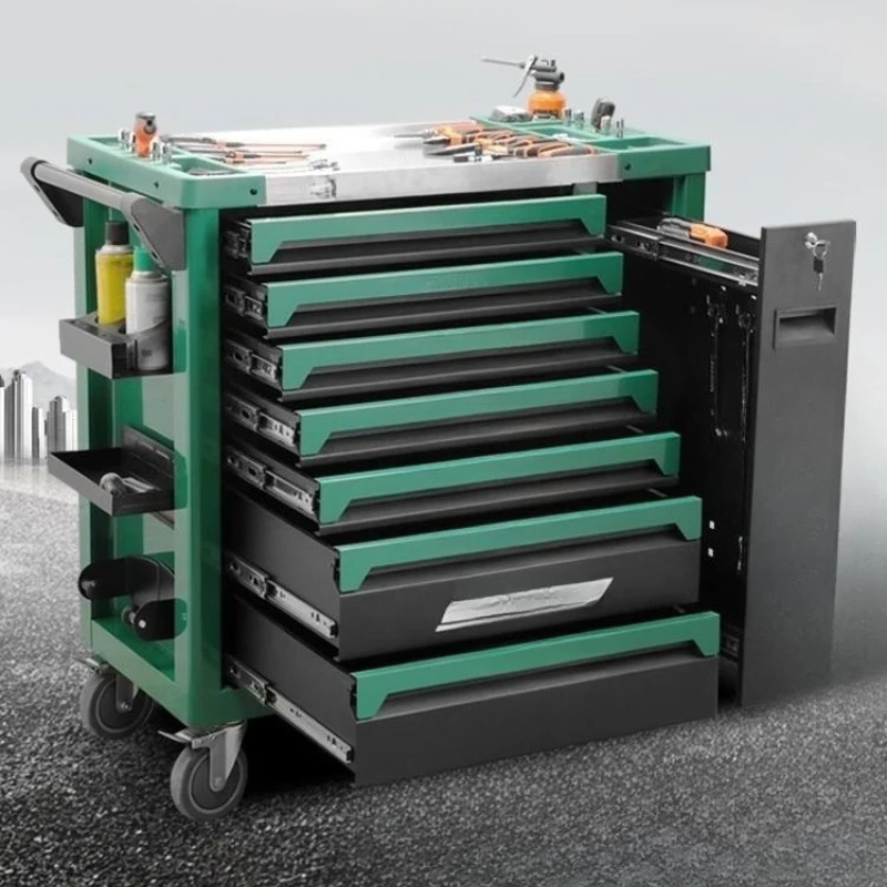 

Tool cart auto repair drawer type, trolley multi-function movable