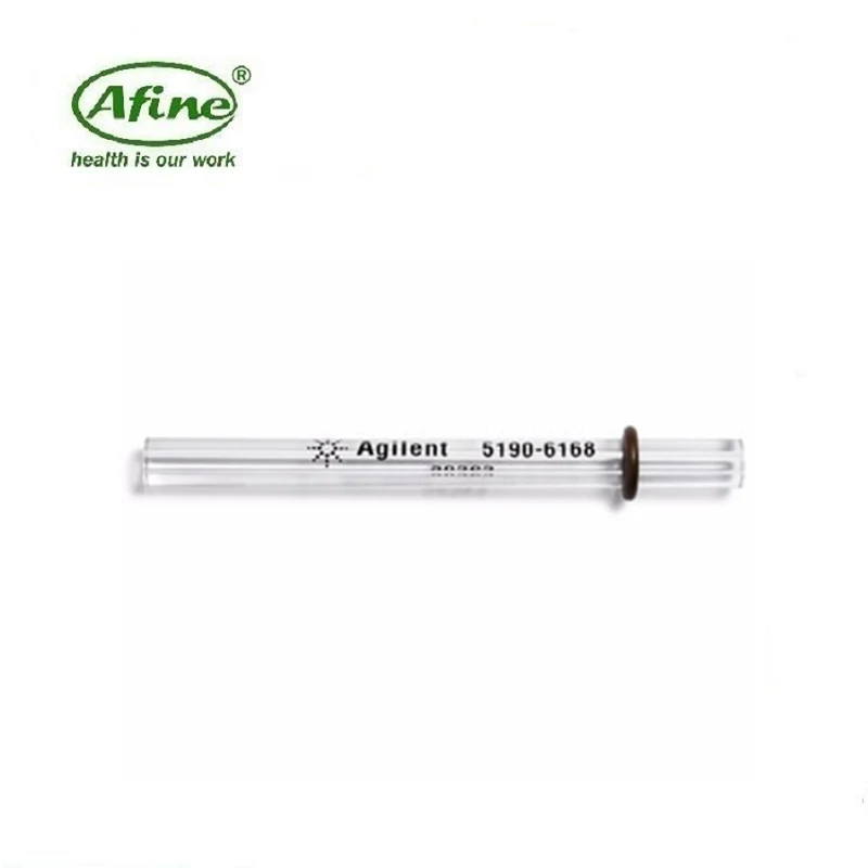 AFINE Agilent 5190-6168 Ultra Inert Splitless Inlet Liner, Straight, 2 mm ID for HS Transferline