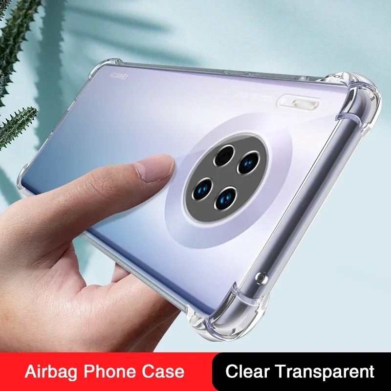 

Clear Phone Case for Huawei Mate30 Mate 30 30E Pro Lite 30Pro 30Lite 5G Airbag Shockproof Soft Thin Silicone Original Back Cover