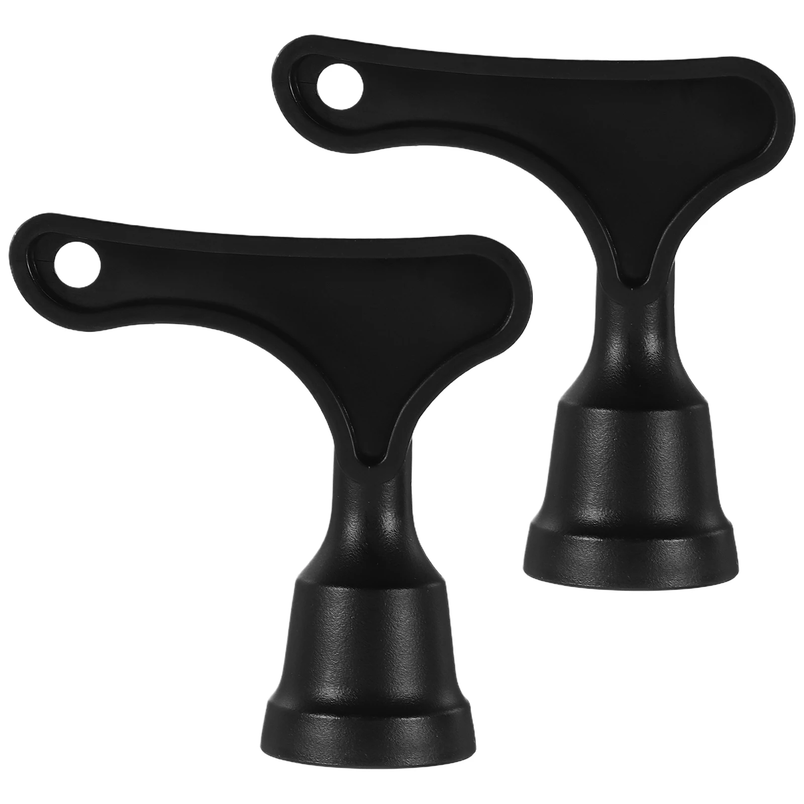 

2 pcs Golf Shoe Spike Wrench Black Cleat Remover Portable Quick Tool Accessories Stud Nail Holder Efficient Replacement