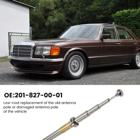 Ersättning för radioantennmast för Mercedes-Benz 72-91 för Mercedes-Benz W124 W126 W201 C107 R107 10 best sales Mercedes-antenn - №3