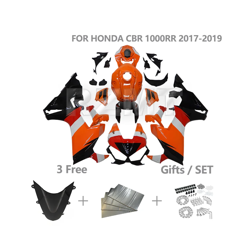 

Motorcycle Fairing Kit FOR HONDA CBR1000RR SP 2017-2019 CBR 1000RR ABS Customized Fairings Kit Plastic Body Parts H1017-105a