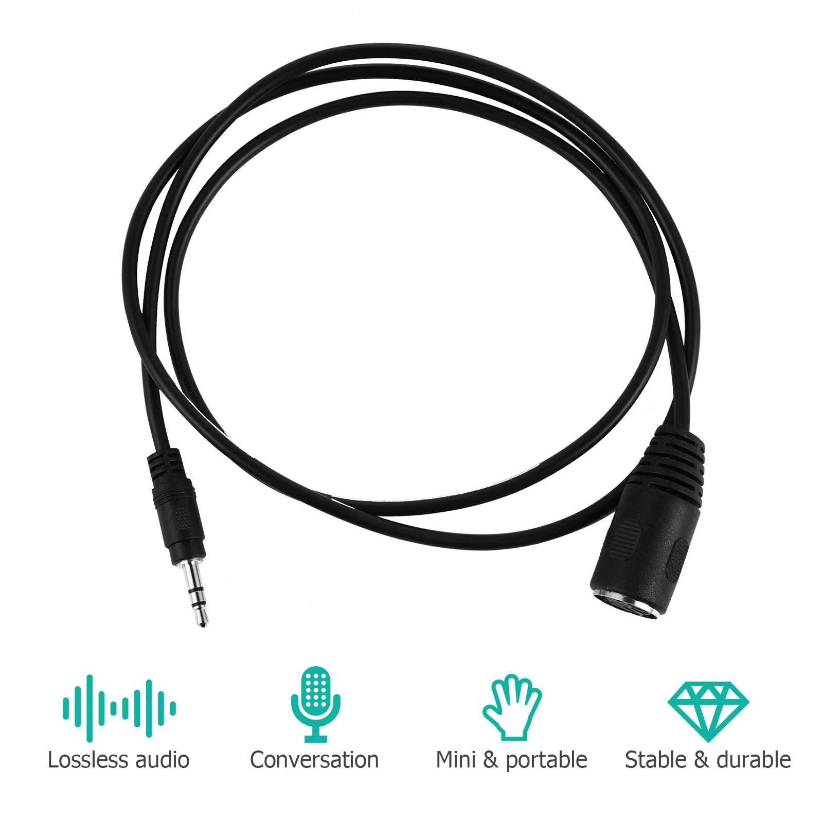 

Din 5-Pin To 3.5Mm Audio Adapter For Cd Player Dvd Vcr Mp3 Mp4 Mobile Phone Computer Trs Connector Midi Keyboard Stereo