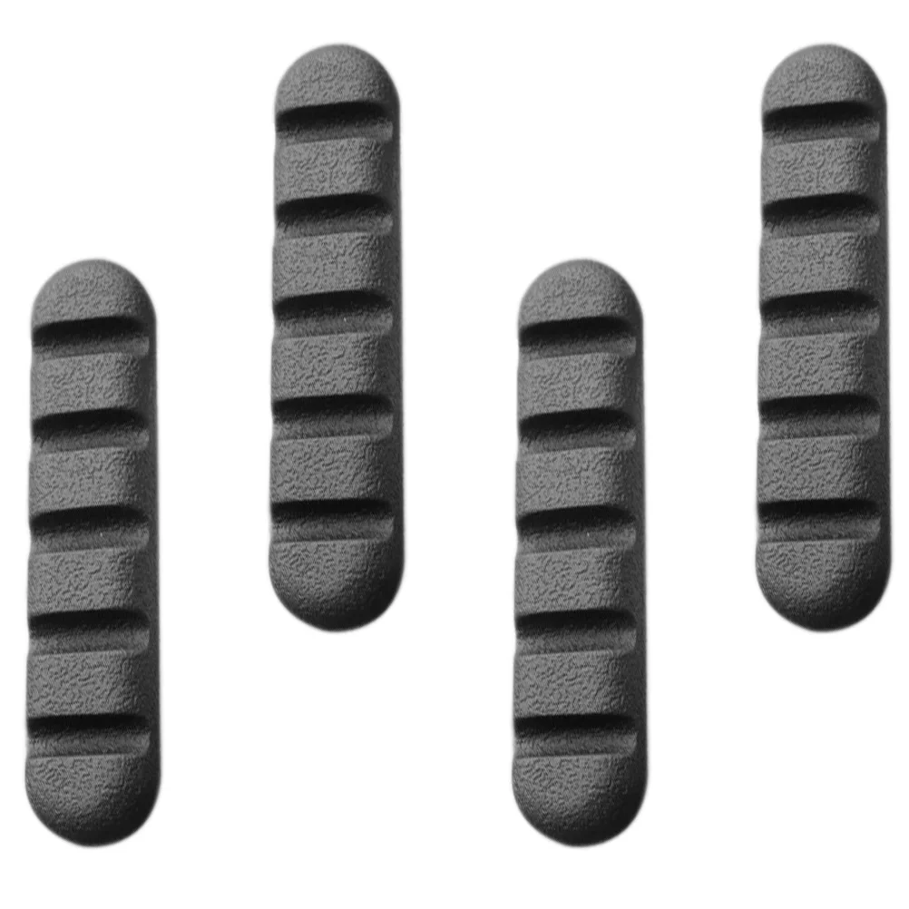 

4 Pcs Car Door Anti-collision Sticker Bumpers Auto Accessories Side Protective Strip Black Protector Supplies