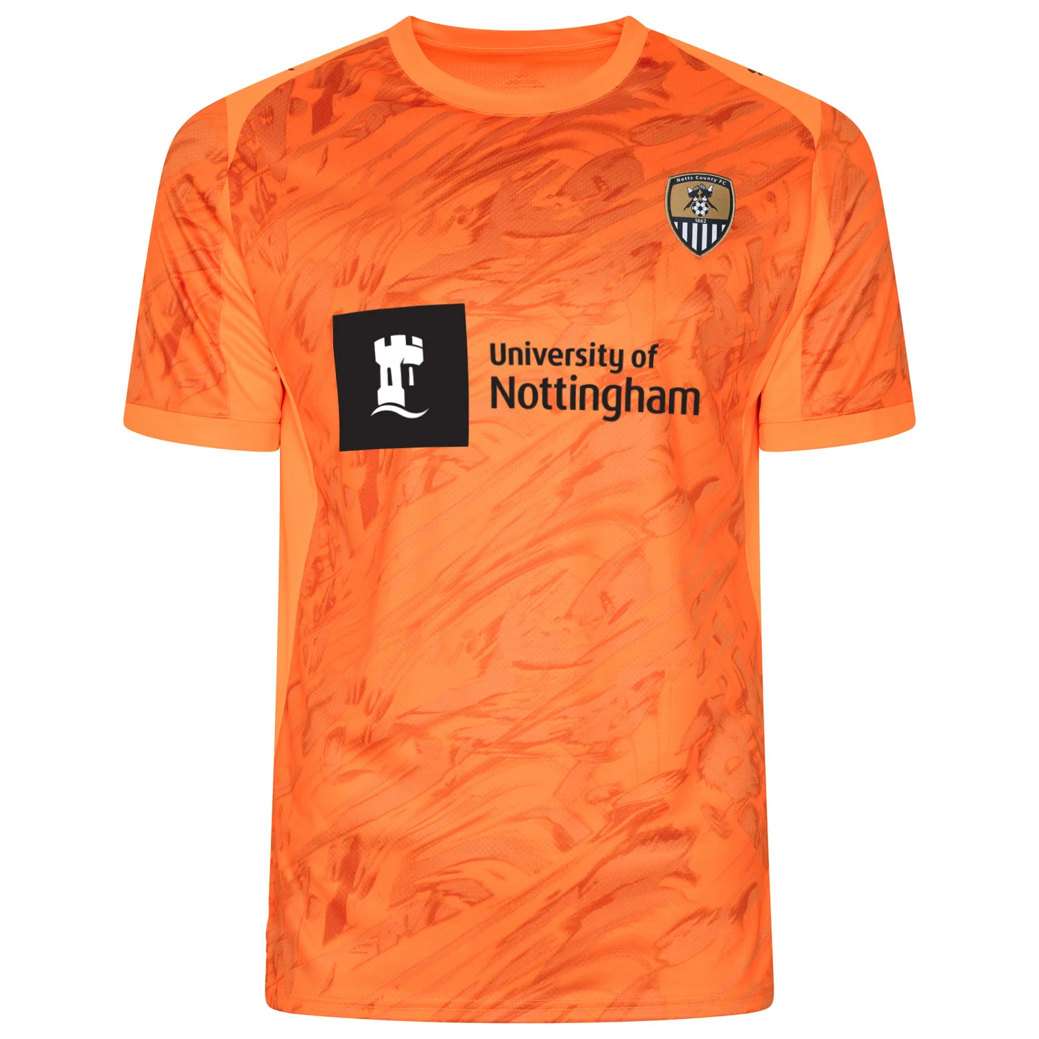 25-26 Notts County FC Home and Away قمصان كرة القدم ثلاثية الأبعاد مطبوعة بأكمام قصيرة تي شيرت رياضي نفس الكبار والأطفال #2