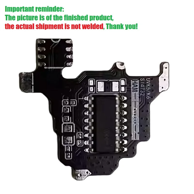Módulo de rádio de ondas curtas SQPP-SI4732 + cabo de programação USB para Quansheng UVK5/UVK6 SI4732IC + expansão de capacidade de 2M