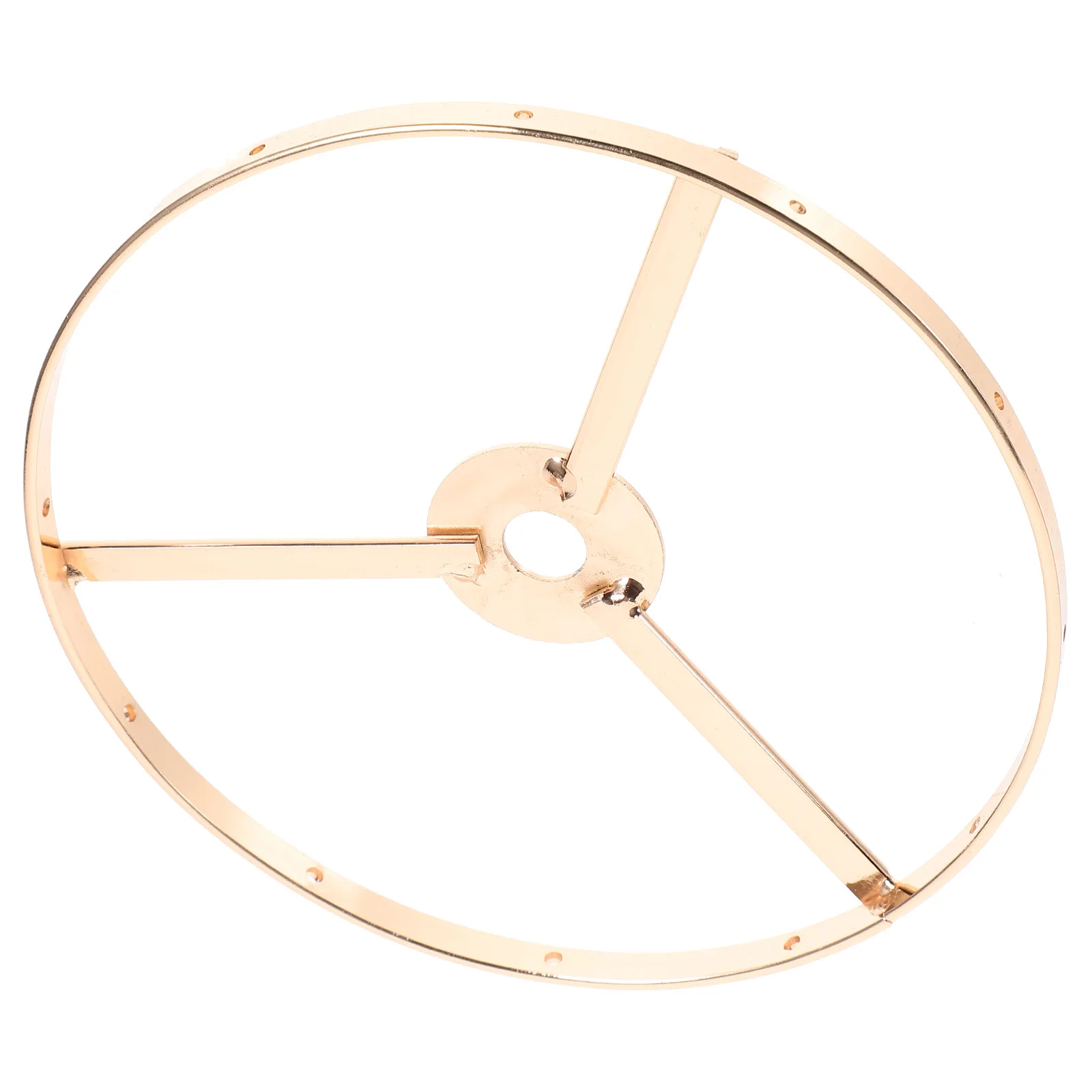 1PC E27 Lampshade Frame 13cm Diameter Iron Chandelier Accessory for Table Floor Home Pendant Projects Rust for