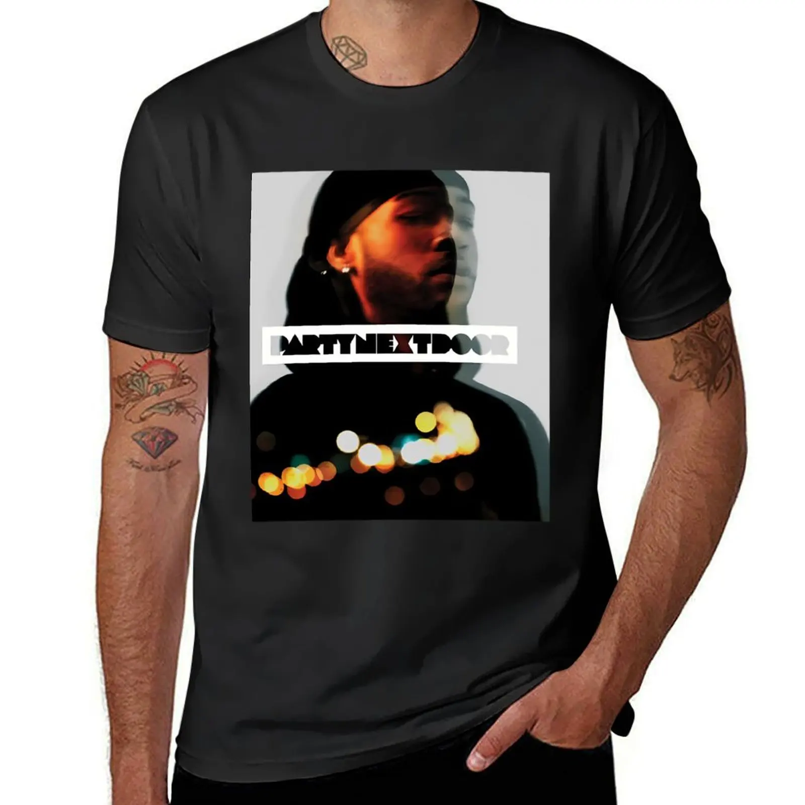 Partynextdoor Album Cover T-Shirt tees Short sleeve tee men clothes