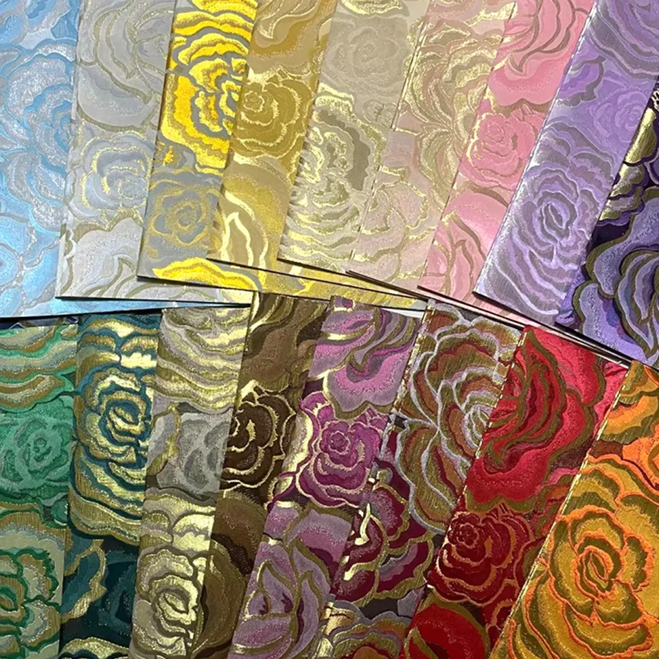 

Premium African SEGO Fabric Gele 2Pcs - Luxury 3D Rose Swiss Headtie Fabric for Nigerian Wedding Guest, Aso Ebi Party TXH-15-