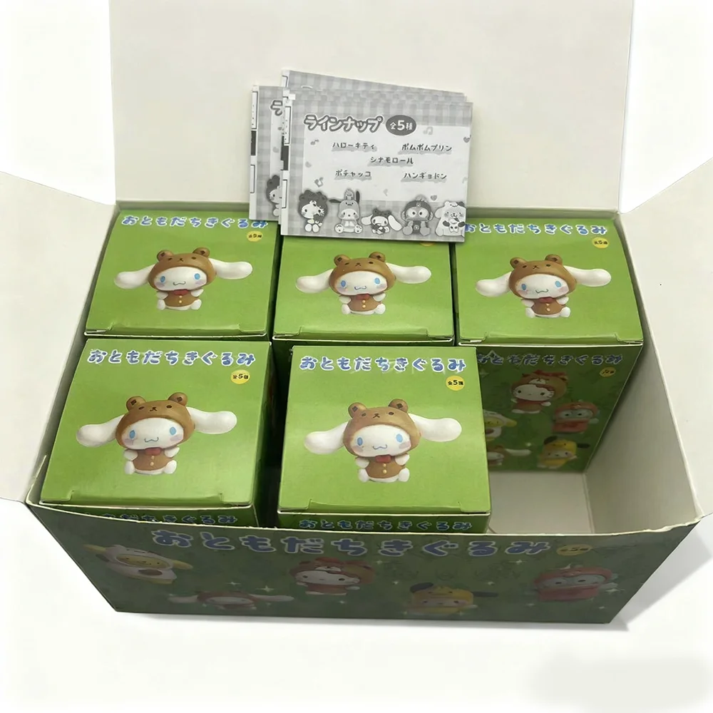 ブラインドボックス かわいいアニメ クロミ シナモロール マイメロディ アクションフィギュア おもちゃ デスクトップデコレーション 誕生日プレゼント