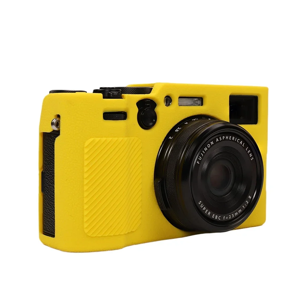 X100VI المطاط السيليكون حالة غطاء الجسم حامي الإطار الجلد ل Fujifilm X100 VI فوجي كاميرا سيليكون