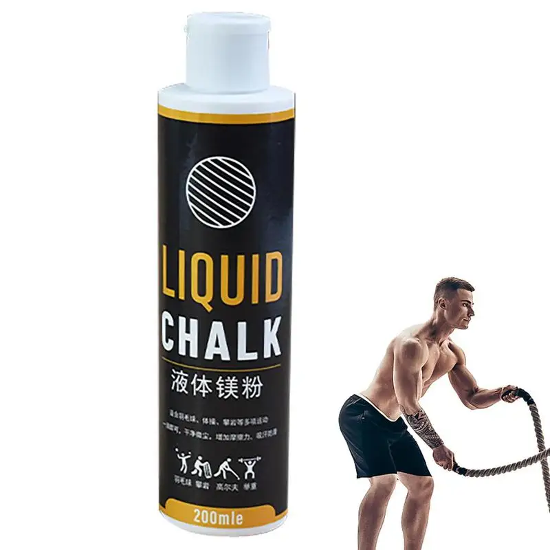 

Gymnastics Chalk Fitness Liquid Chalk No Mess Dry Fast Sweatproof Long Lasting Liquid Chalk For Workout Cross Training