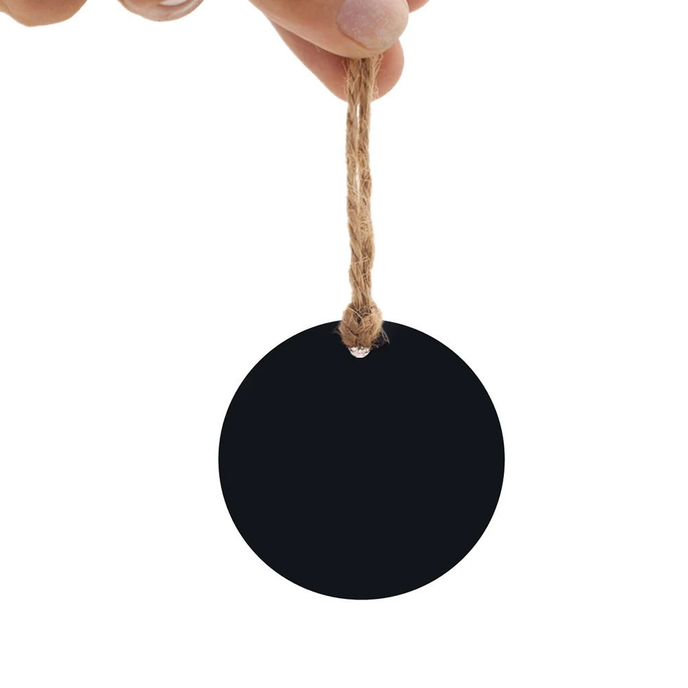 

10 Pcs Blackboard Blessings List Mini Two- Sided Decor Hanging Tags Decorations Door Number