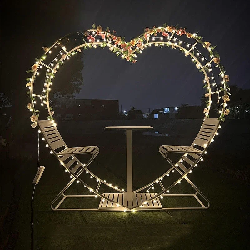 Internet celebrity love bird's nest wedding shooting props hotel scenic resort with the same double swing bed and breakfast