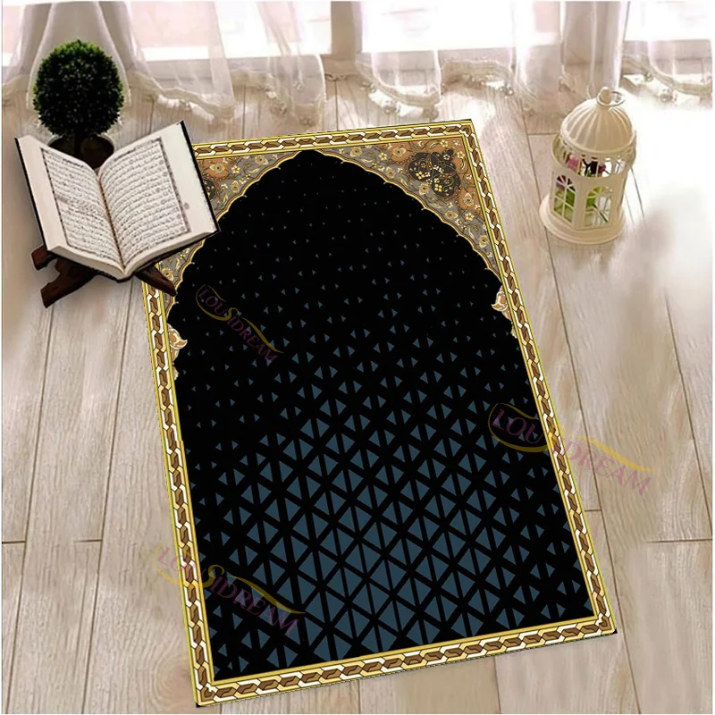 Personalized Prayer Rug Prayer Rug for Muslim Customize Prayer Rug  Woman Prayer Mat Islamic Gift Soft Islamic Home Decor