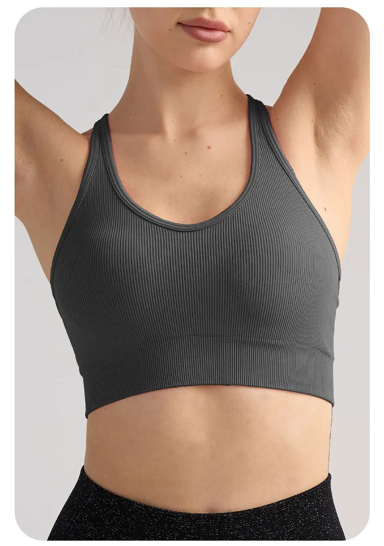 Sweaty betty yoga voltar esportes roupa interior de alta resistência feminino fitness tank top anti choque e anti flacidez apertado topo yoga pilates