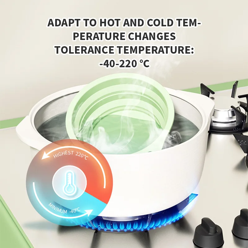 Collapsible Silicone Dog Bowl,Foldable Expandable Cup Dish for Small Pet Cat Food Water Feeding Portable Travel Bowl view 5
