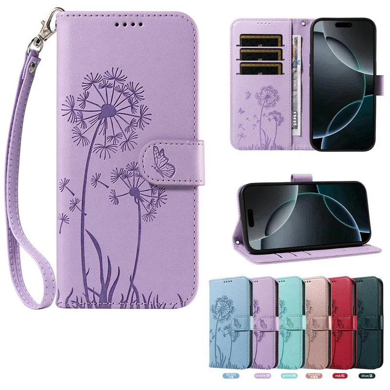 Wristlet Case For Huaewi Honor X50 X40 X30i X30 X9 X8 X7 X6 Luxury Leather Lanyard Multi 3 Cards Book Wallet Flip Cover Funda