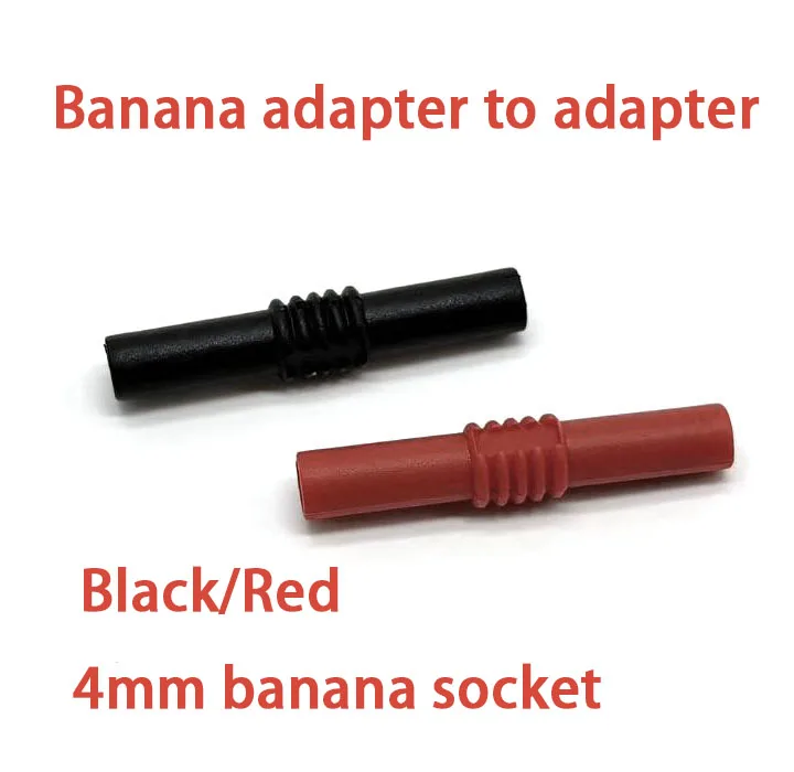 1-5PCS 4mm banana socket female adapter extension Insulated Banana plug Coupler  Banana Plug Coupler Connector