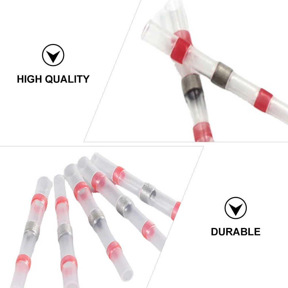 Kit di connettori di testa per saldatura durevole con connettori termorestringenti isolati da 100 pezzi per camion elettrico per barche marine automobilistiche