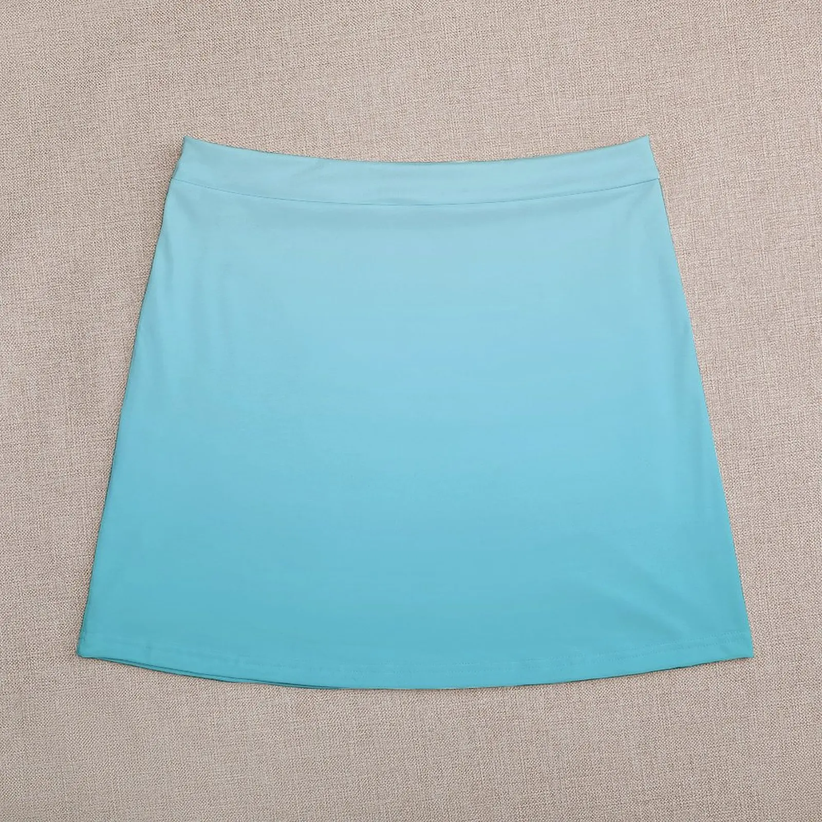 Elegant Soft Gradient Coloring - Aqua Blue Mini Skirt short skirts for women skirt for women korean luxury clothing