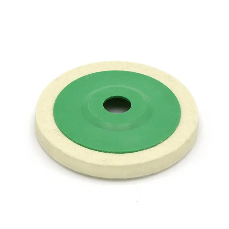 

Metal Pads Glass Ceramic Polisher Buffer Round 2pcs For Rotary Tool 5 Inch Wool Felt Polish Wheel Polishing Disc