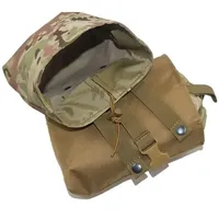 Outdoor Folding Molle Magazine Dump Drop Pouch Hunting  Airsoft Ammo EDC Tool Bag Foldable Utility Recovery Mag Waist Phone Pack