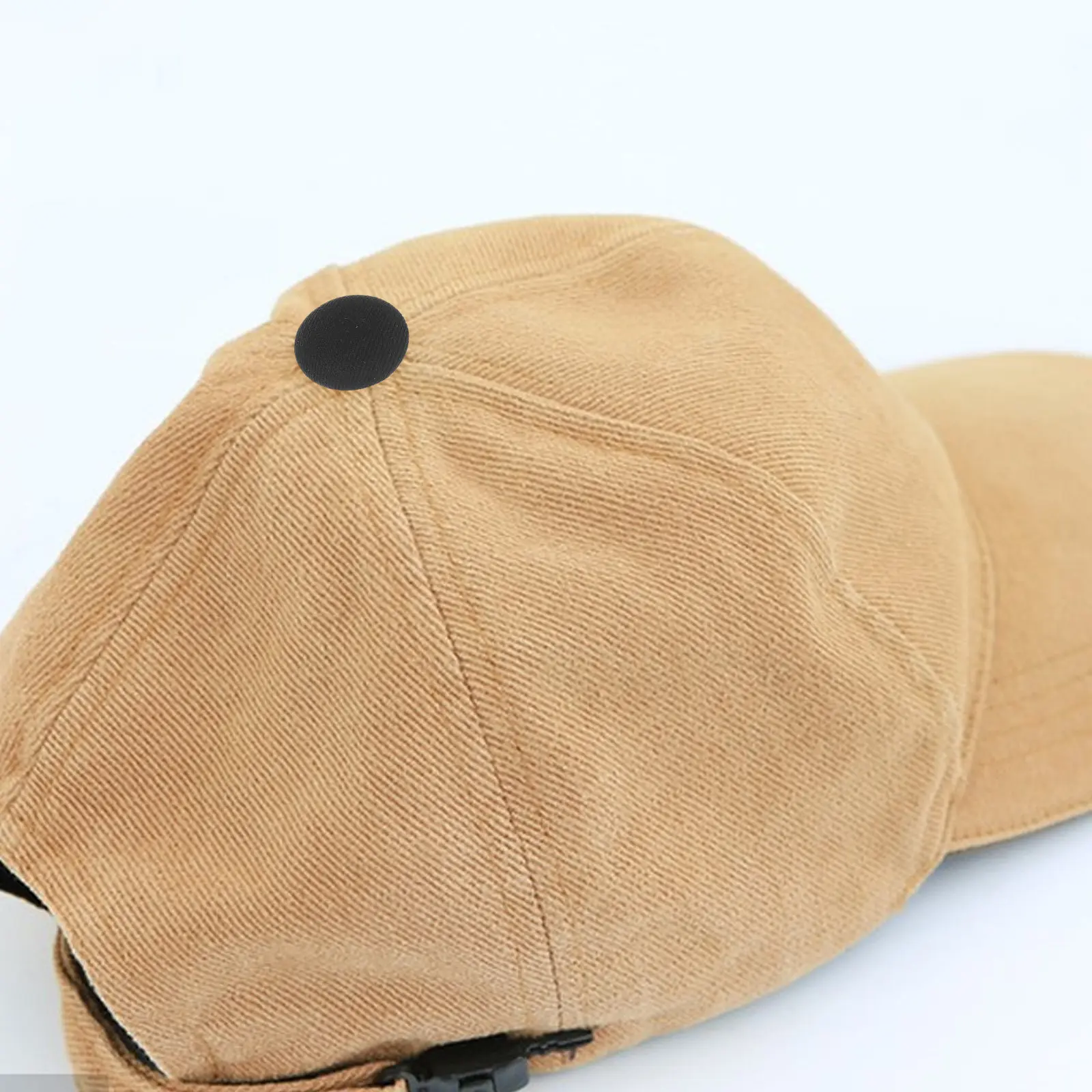 

40Pcs Decorate Buttons Cloth Covered Round Hat Buttons Baseball Caps Top Hats Repair Replacement Snap Fasteners