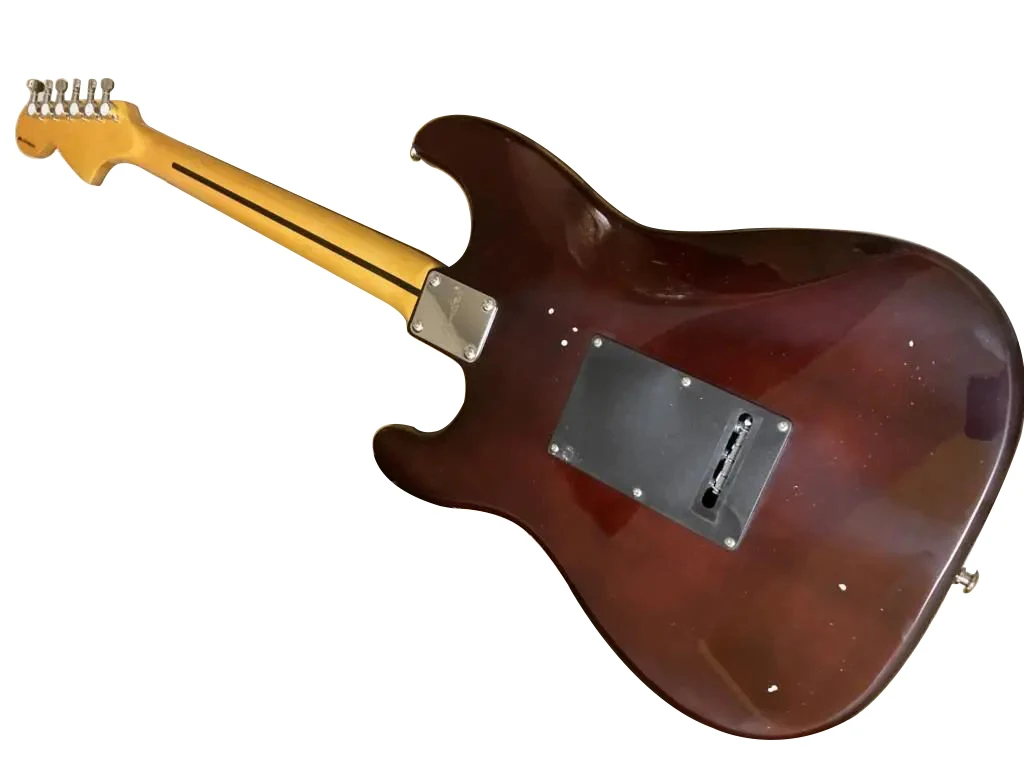 Stratocaste r 22 Frets Professional groove Scalloped Maple Fingerboard Chrome Tremolo Floyd Rose custom body Guitar