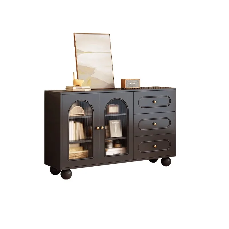 أدراج خزائن غرفة المعيشة الريفية عرض تخزين القهوة صالون خزائن غرفة المعيشة المنزل فندق Muebles Para Hogar الأثاث #6