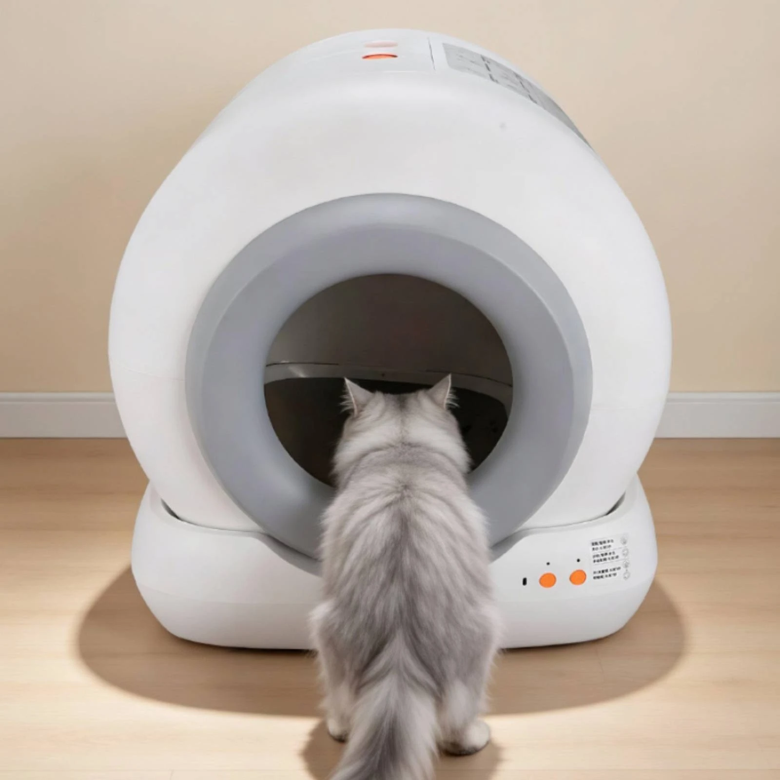 Fully Enclosed Automatic Litter Box App Control Smart Cat Litter Box Quiet for Home, Apartments