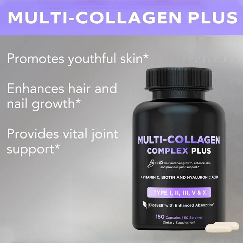 콜라겐 펩타이드 캡슐 피부 탄력 개선 건강식품 이미지