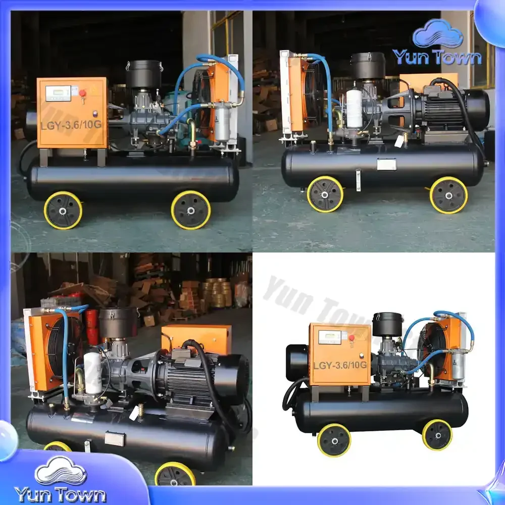 Air Compressor for Y-3.6/10G Stone Drilling Machine 22 kW 3 Phase Portable Air Compressor for Sandblasting Industrial