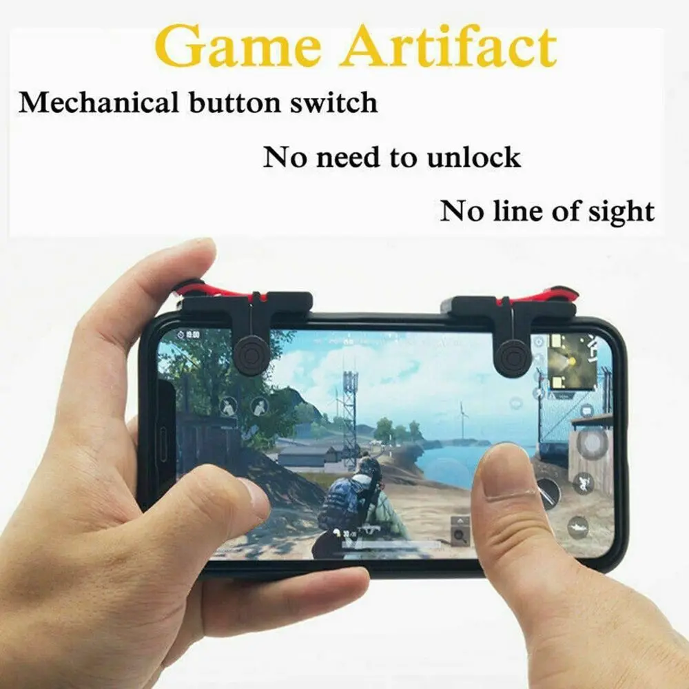1 Pair New Portable Gaming Trigger Mobile Phone Game PUBG Mobile Controller L1 R1 Trigger For Aiming Fire Button Shooter
